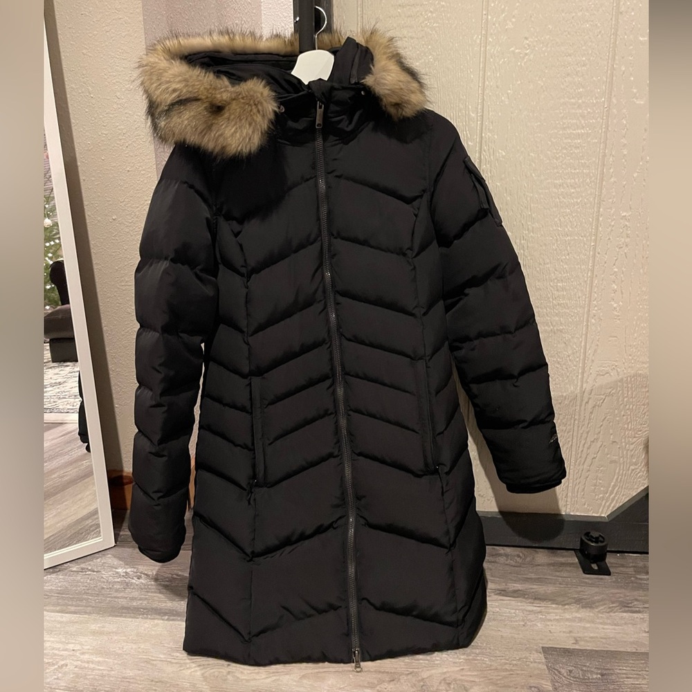EDDIE BAUER Down Puffer Coat - Size Tall Small - LIKE NEW